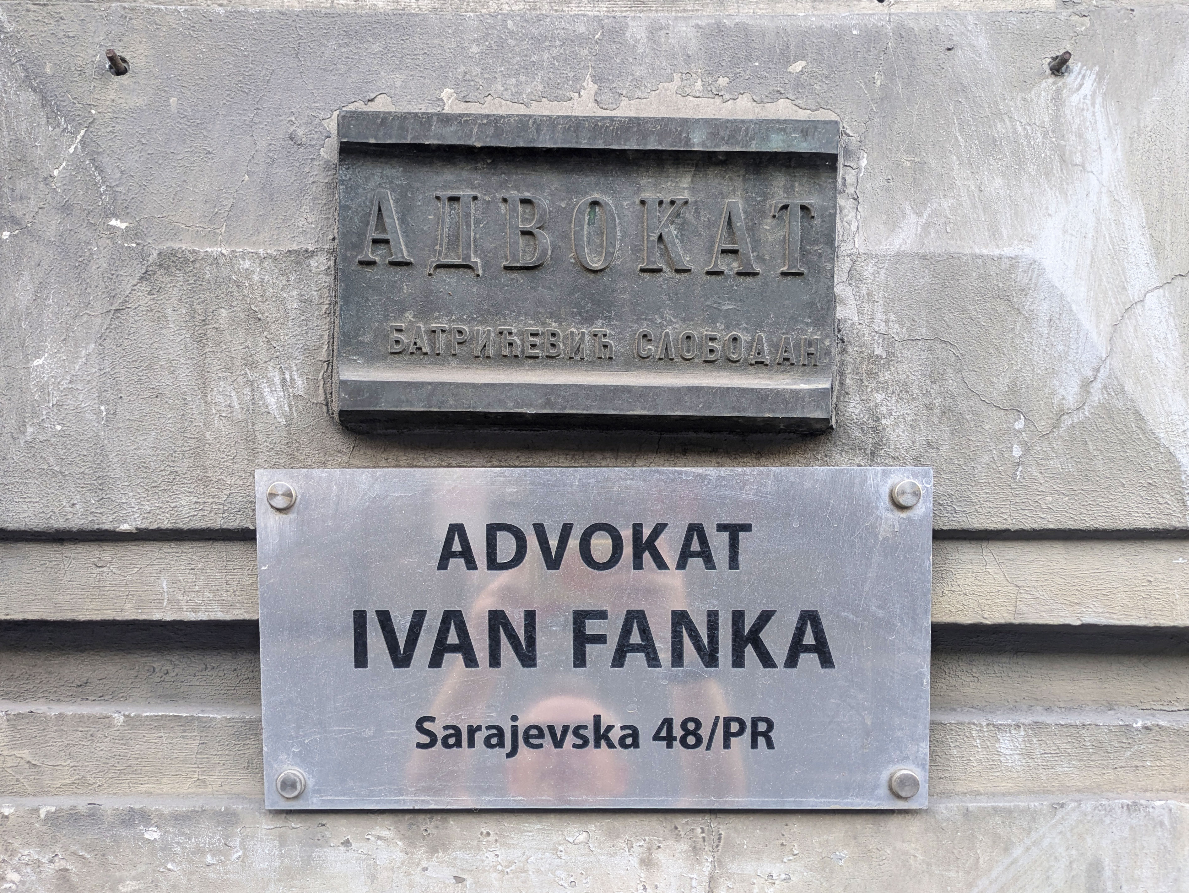 Advokati Batrićević Slobodan i Ivan Fanka
