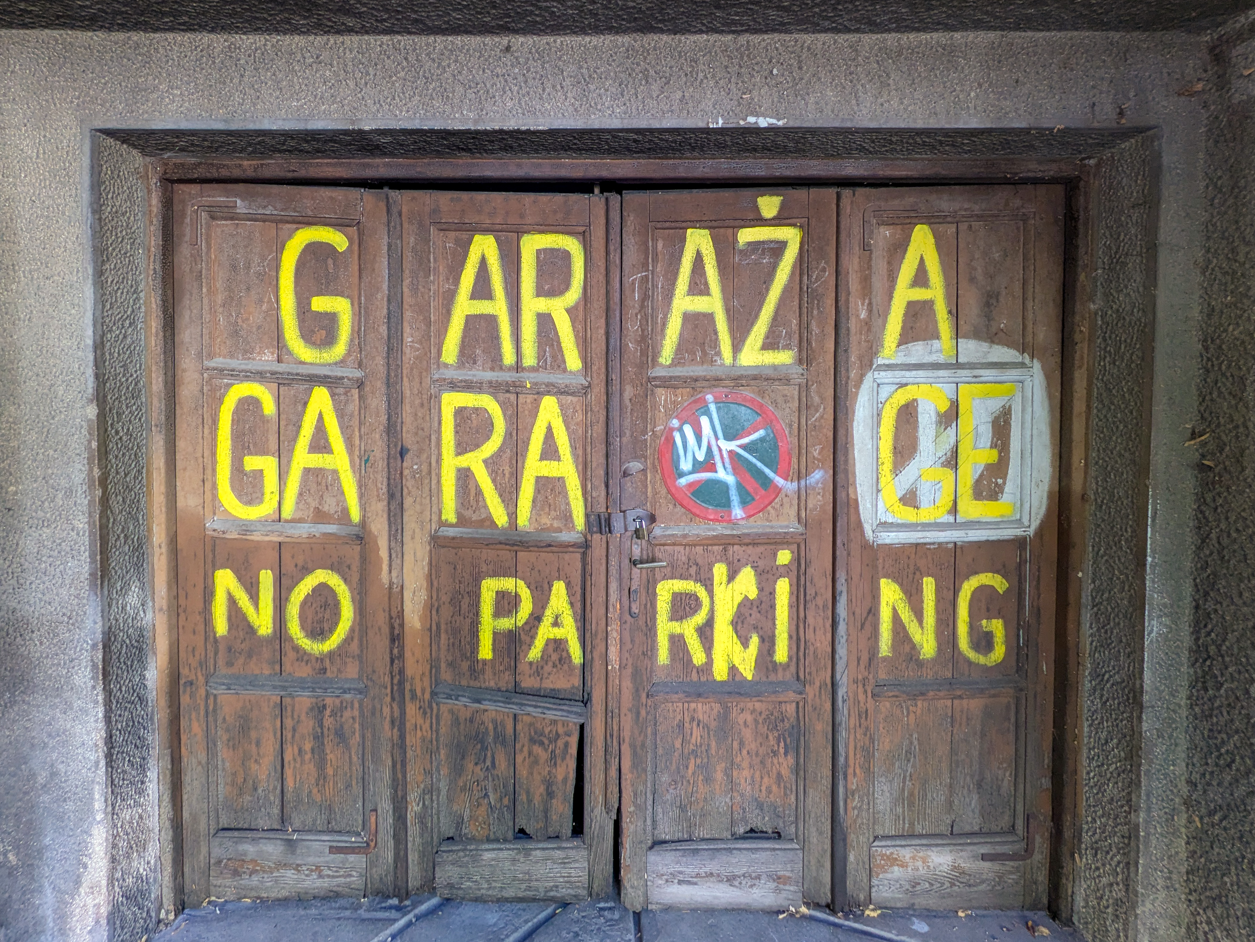 Garaža Garage No Parking